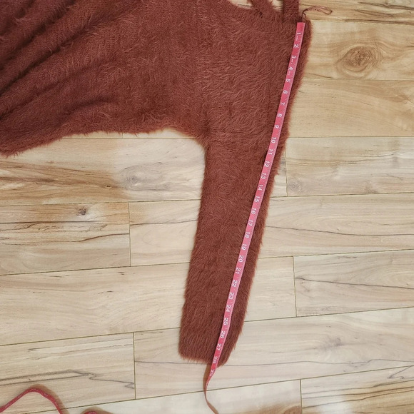 Kaisley Anthropologie Tunic Oversized Furry Sweater Size LARGE - Picture 11 of 11